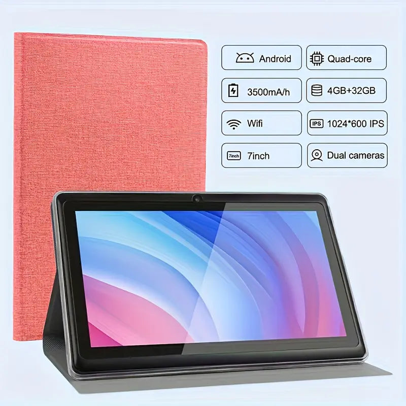 7 Inch Android 14 Tablet, with 4GB DDR RAM, 32GB ROM,3500mAh