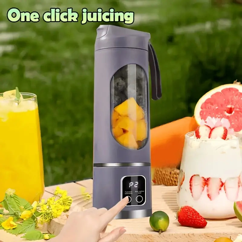 Portable 3-in-1 Blender & Juicer with Digital Display