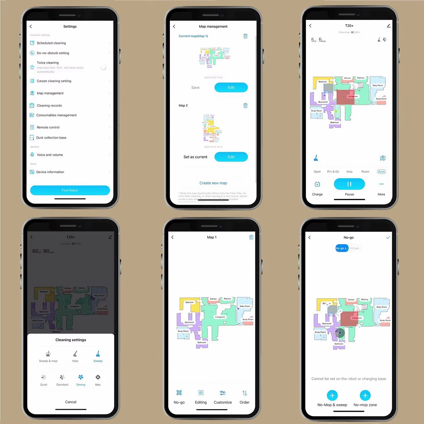 AIRROBO USA DE JP Ship Multifunctional Vacuum Cleaner Robot Automatic Mopping Smart Vacuum Clean Mop with Self-Emptying Dustbin