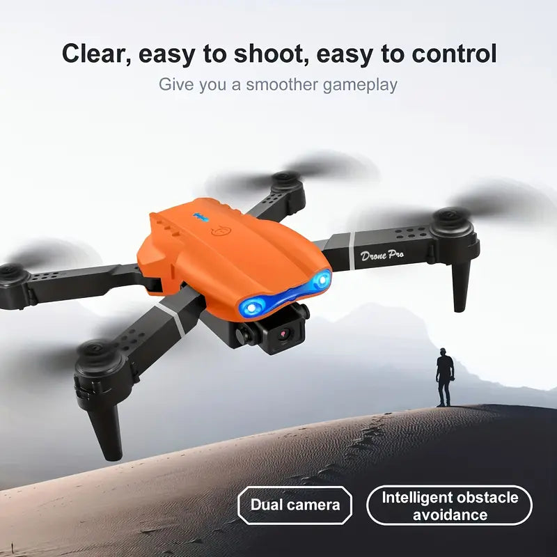 E99 Drone with One-Click Takeoff, 360° Flip & Navigation