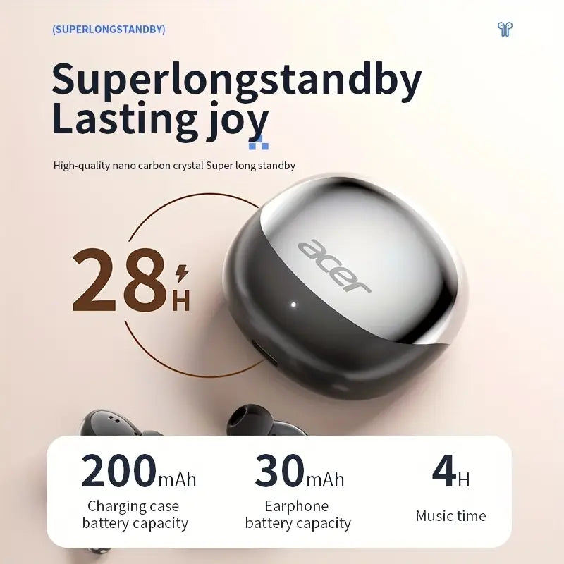 ACER HiFi High-definition Stereo Sound TWS Wireless Earbuds