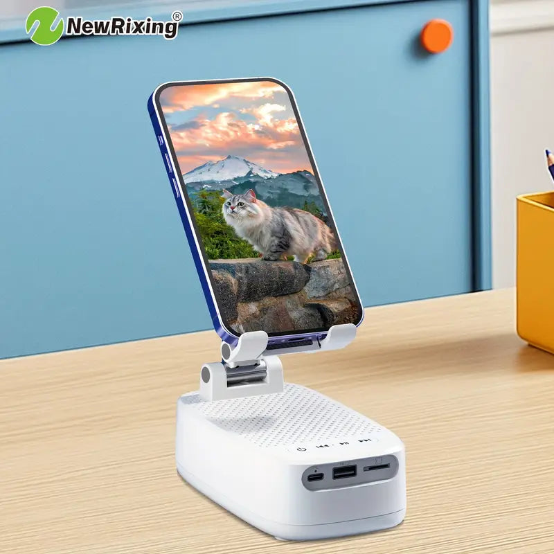 New Rixing 6W Wireless Speaker with Phone Holder