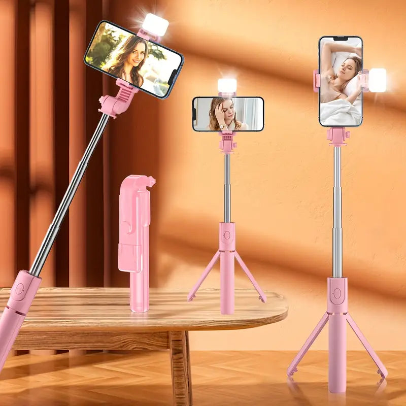 1pc Universal 360° Rotating Selfie Stick with Tripod