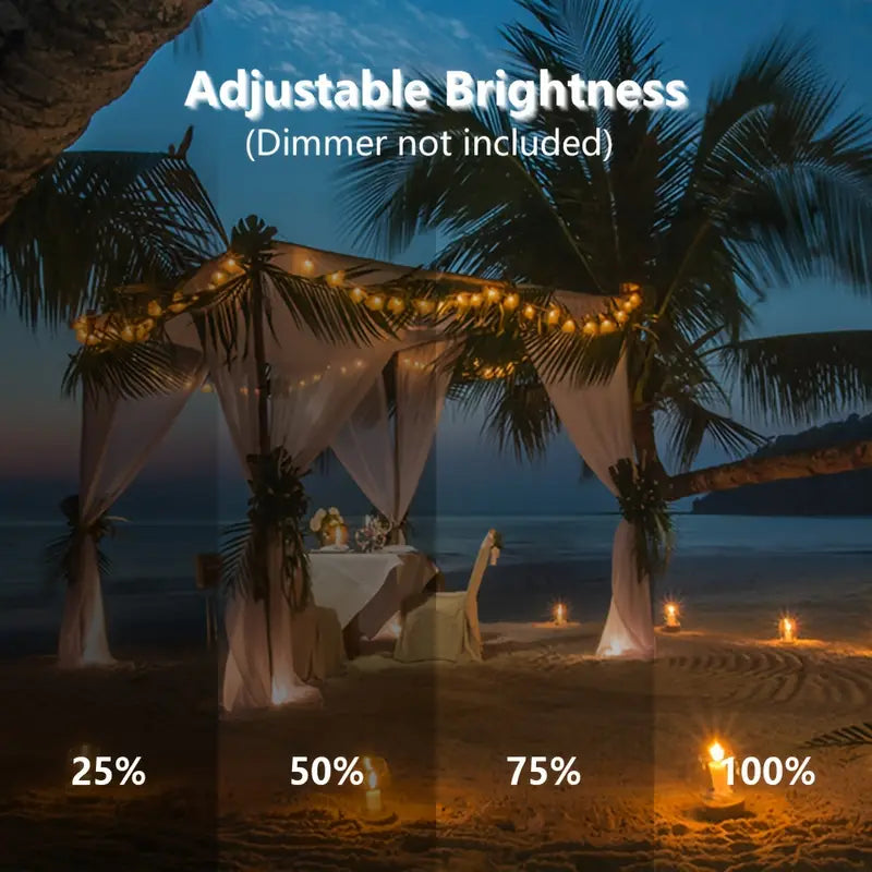 G40 LED String Lights, available in 12.8m +18+2 Bulbs
