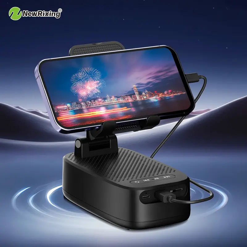 New Rixing 6W Wireless Speaker with Phone Holder