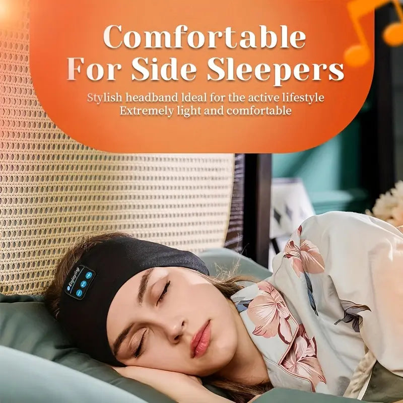 Powerway Wireless Sleep Headphones with Built-in Microphone & Volume Control