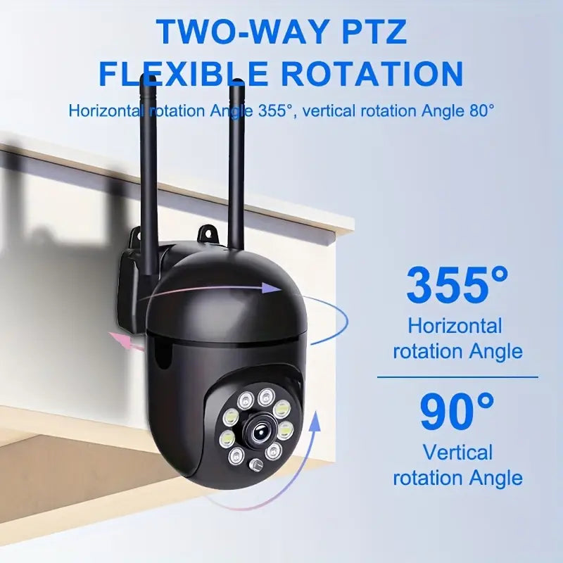 1080P Full HD Wireless Surveillance Camera, 360°