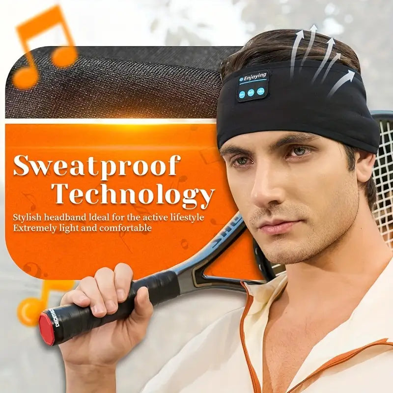 Powerway Wireless Sleep Headphones with Built-in Microphone & Volume Control