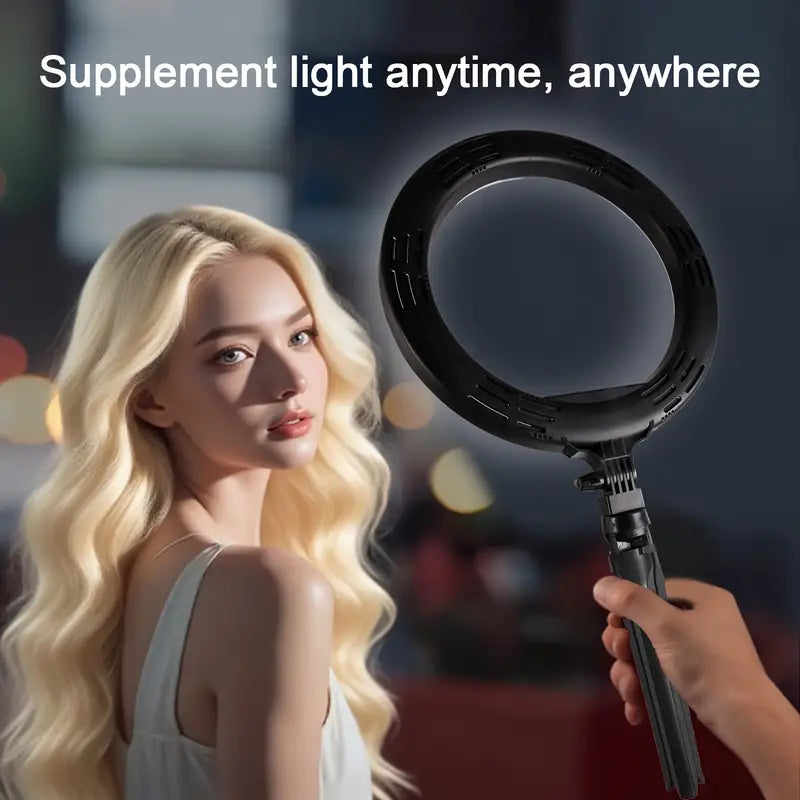 LED Ring Fill Light with Tripod Stand And Phone Holder