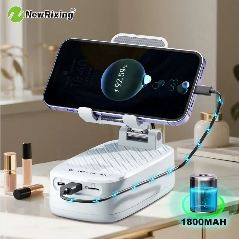 New Rixing 6W Wireless Speaker with Phone Holder