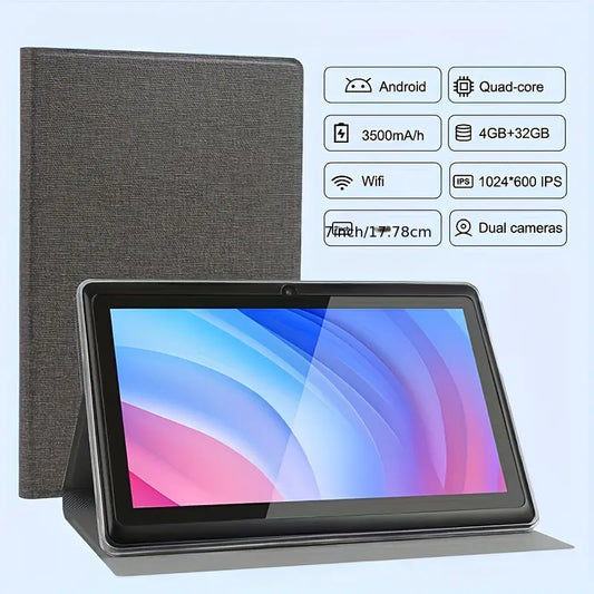 7 Inch Android 14 Tablet, with 4GB DDR RAM, 32GB ROM,3500mAh