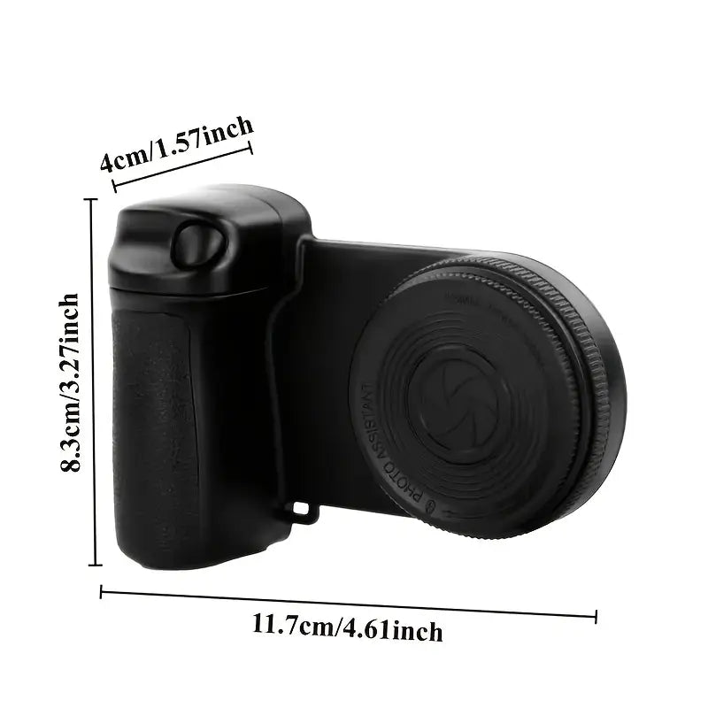 Mobile Phone Camera Grip, Smart Phone Holder with Magnetic Detachable Remote Shutter