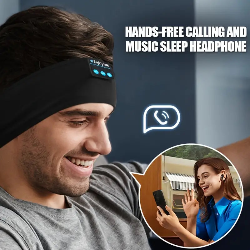 Powerway Wireless Sleep Headphones with Built-in Microphone & Volume Control
