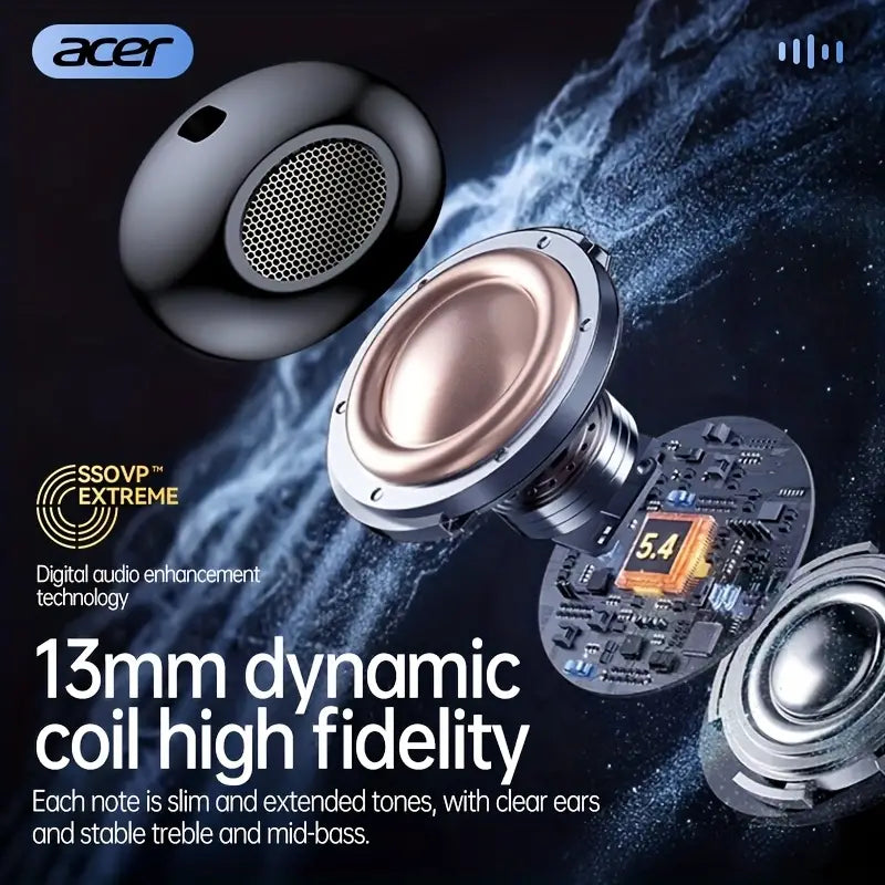 ACER TWS Wireless Earbuds with Deep Noise Reduction