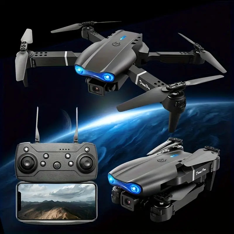 E99 Drone with One-Click Takeoff, 360° Flip & Navigation