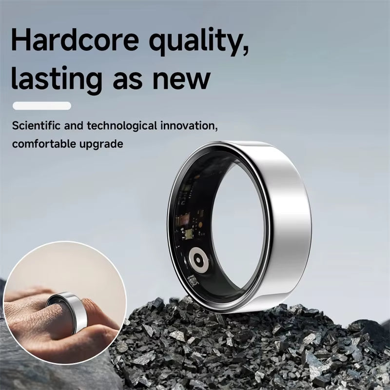 2025 Smart Ring for Man Woman Tech Sleep Health Fitness Blood Pressure Monitor Sports for Xiaomi Apple 16 Low Power Consumption