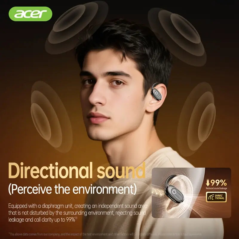 TWS Wireless Headphones with Deep Bass Stereo + Call Noise Cancellation
