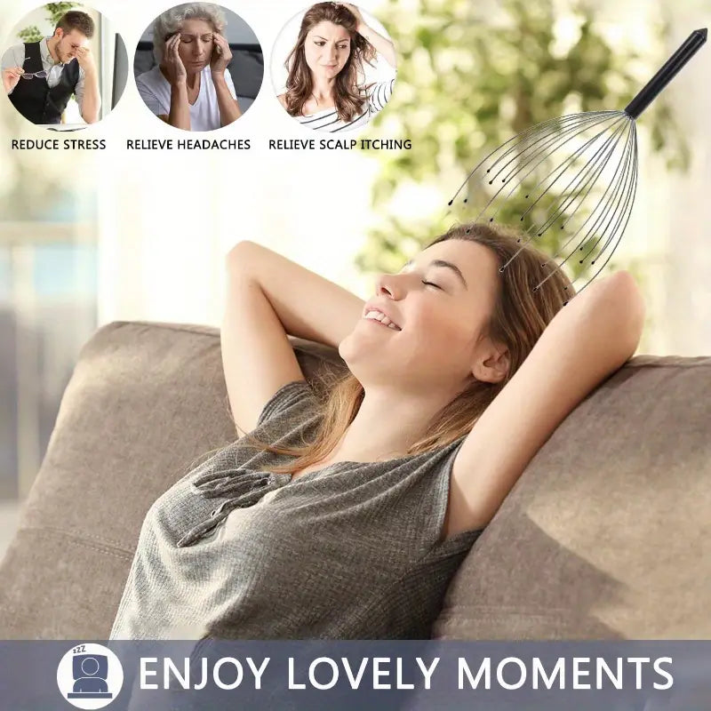 3pcs Set Scalp Massager and Back Scratcher