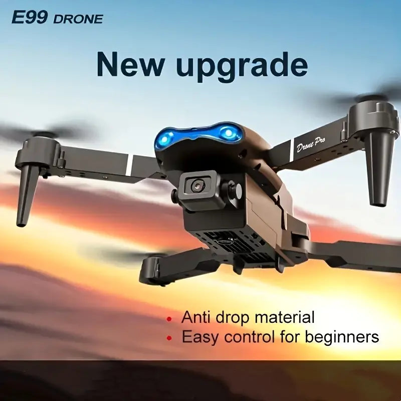 E99 Drone with One-Click Takeoff, 360° Flip & Navigation