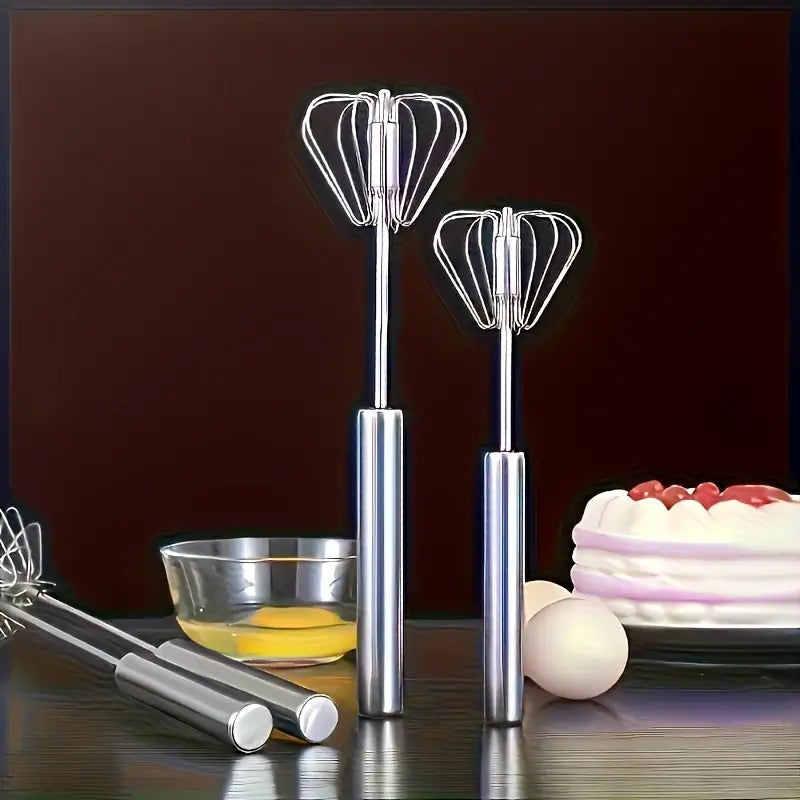 1pc Wireless Handheld Mixer - 4-Speed Metal
