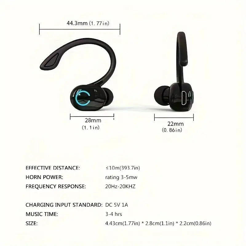 Wireless Earbuds with Volume Control, HD Voice Quality