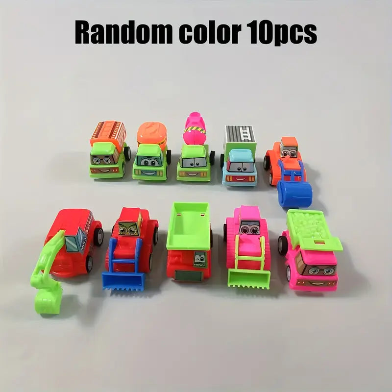 10pcs Kids' Pull back Vehicle toy set