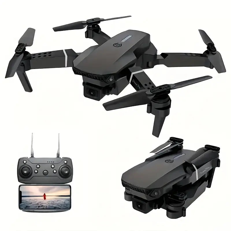 Fun flying experience! The E88 drone features a 360 ° flip
