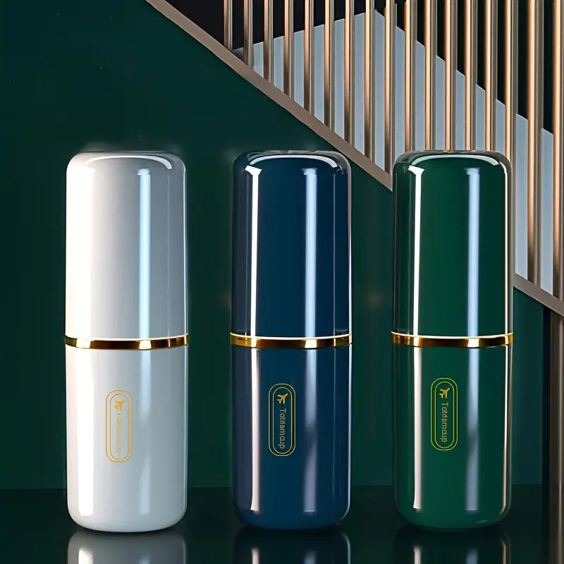 1 Portable Travel Toothbrush and Toothpaste Storage Set