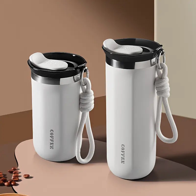 1pc Double-Layer Stainless Steel Vacuum Coffee Mug 500ml