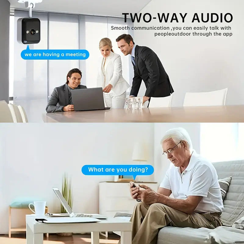 Smart Security Camera, 2.4GHz WiFi,