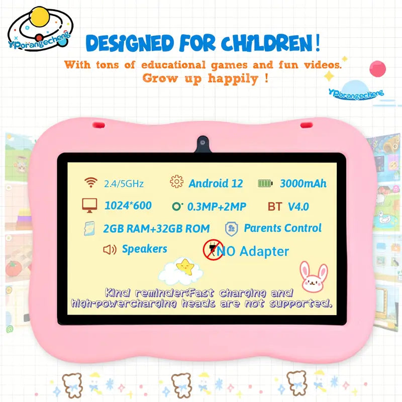7-Inch HD IPS Tablet for Kids