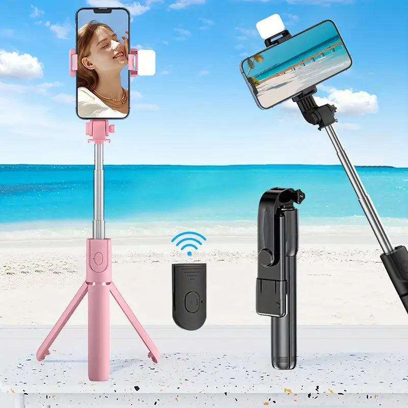 1pc Universal 360° Rotating Selfie Stick with Tripod
