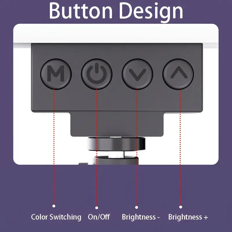 USB-Powered Smartphone Fill Light with Phone Holder