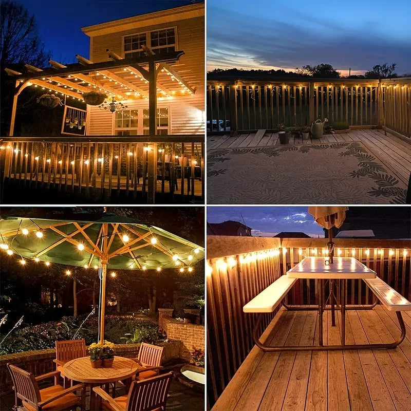 G40 LED String Lights, available in 12.8m +18+2 Bulbs