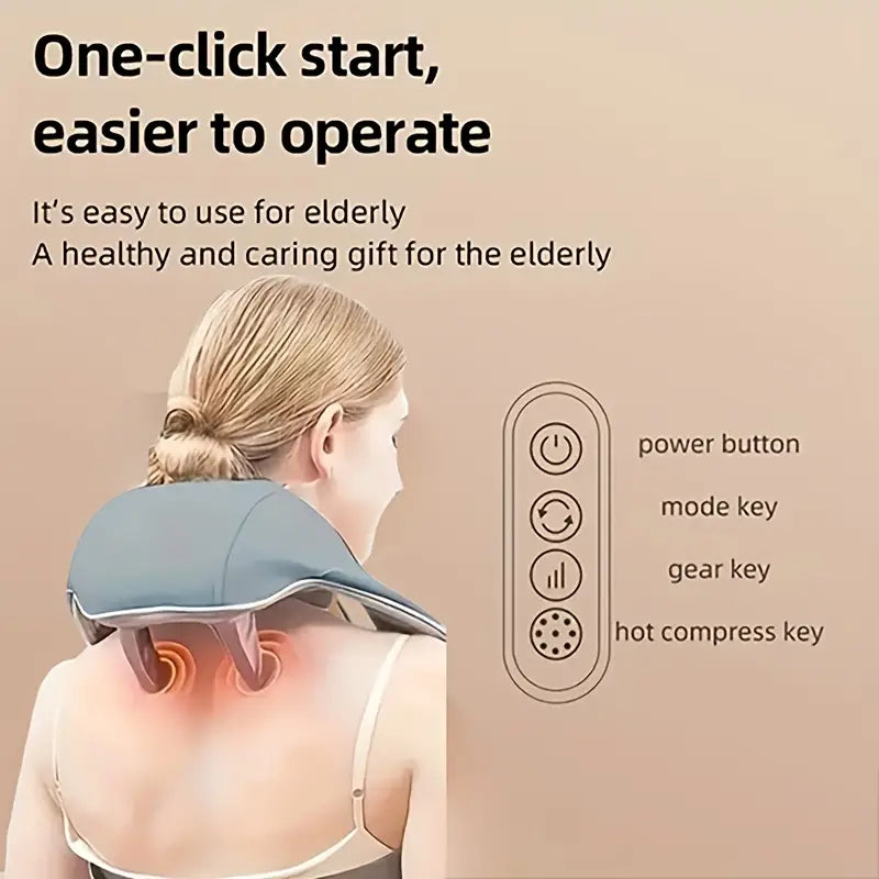 Neck and Shoulder Massager with Heat