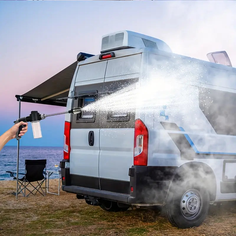 High-Pressure Car Wash Sprayer with Foam Bottle