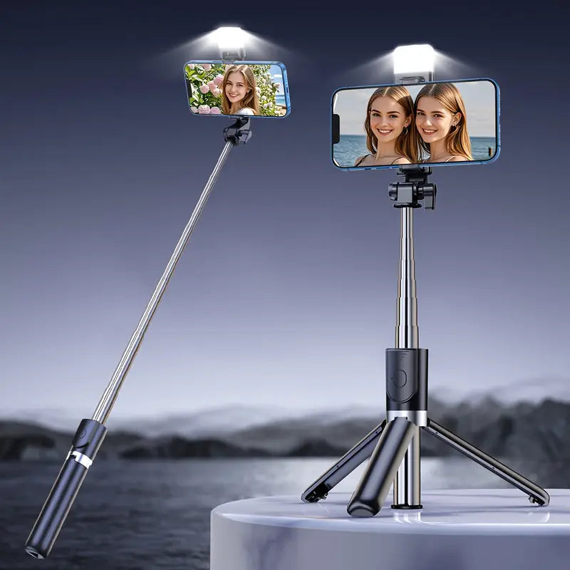 1pc Universal 360° Rotating Selfie Stick with Tripod