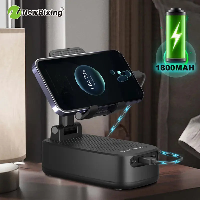New Rixing 6W Wireless Speaker with Phone Holder