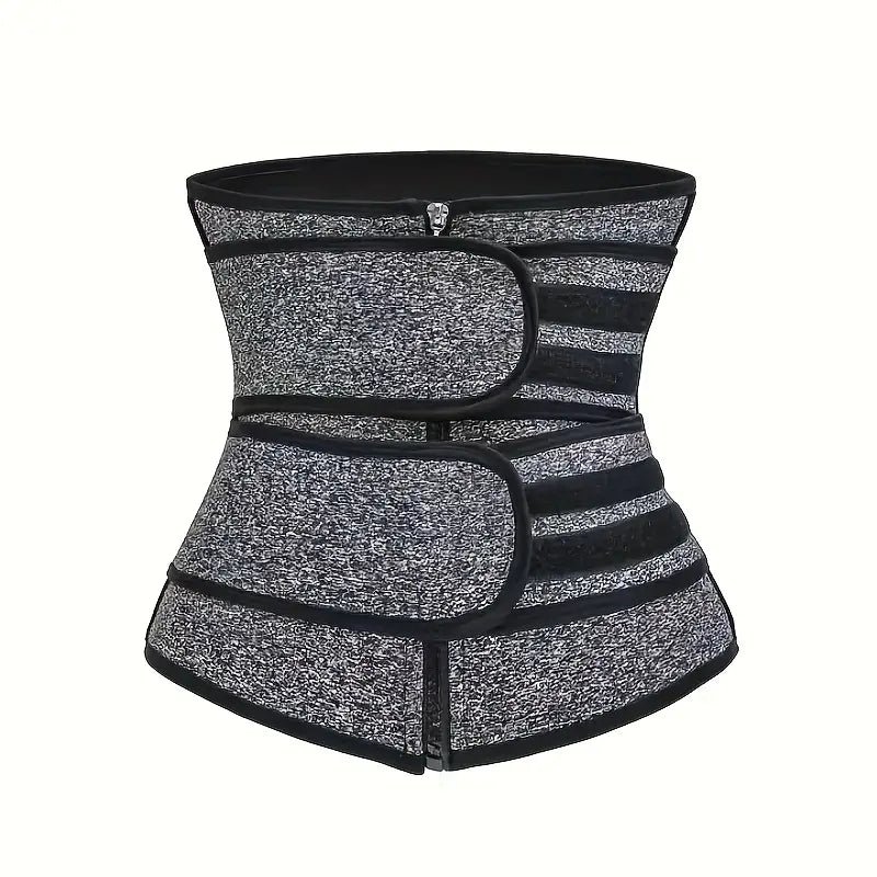 Men's Zipper Double Waist Trainer Tightener Abdominal
