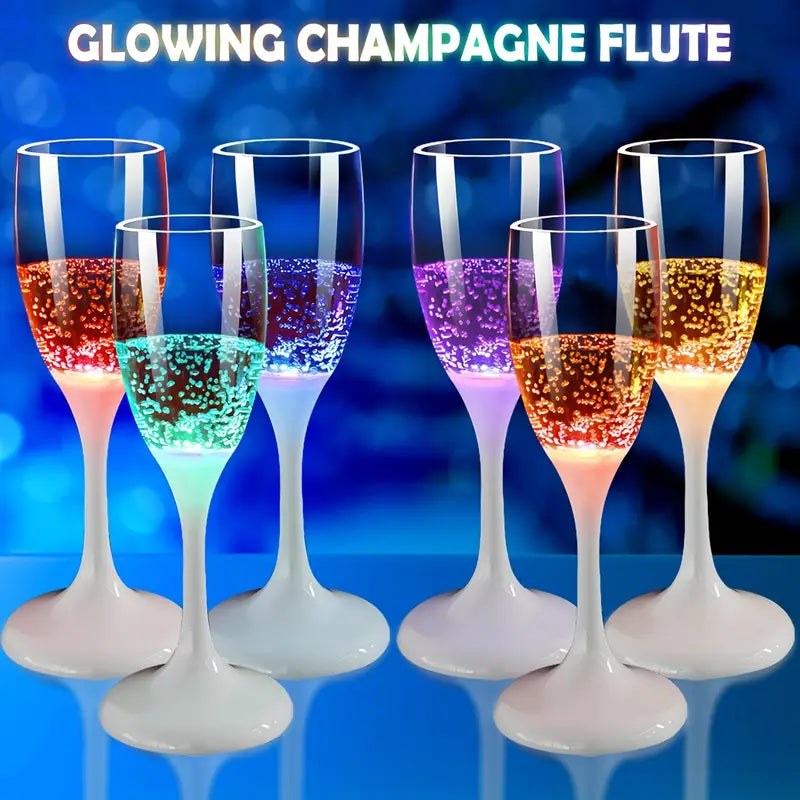 Vibrant Party LED Light-Up Cups 6-Pack