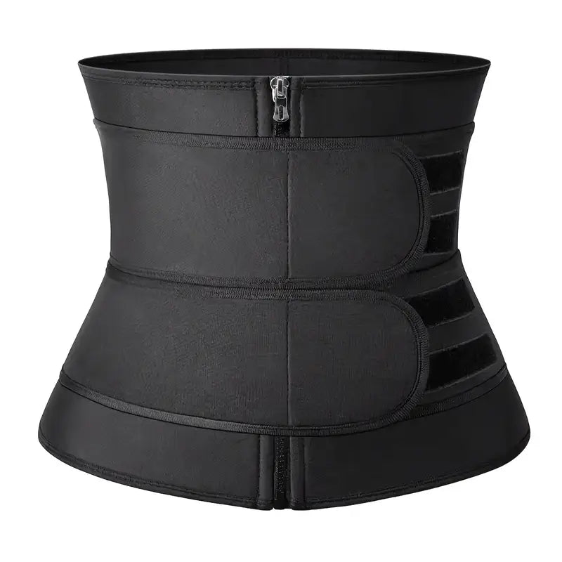 Men's Zipper Double Waist Trainer Tightener Abdominal