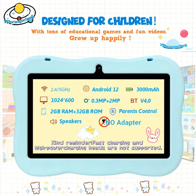 7-Inch HD IPS Tablet for Kids