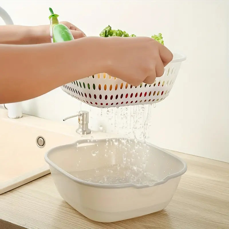 3pcs Heavy-Duty Collapsible Drain Basket