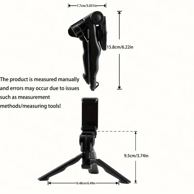 360° Anti-Shake Phone Tripod Mount