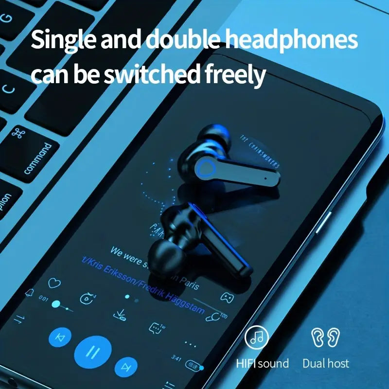 2025 New Arrival 1pc TWS M19 Wireless Sports Earphones