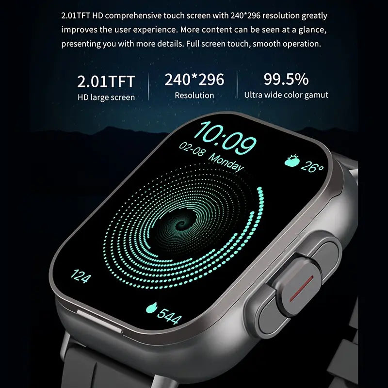 2-In-1 Smartwatch with Built-In TWS Earphone