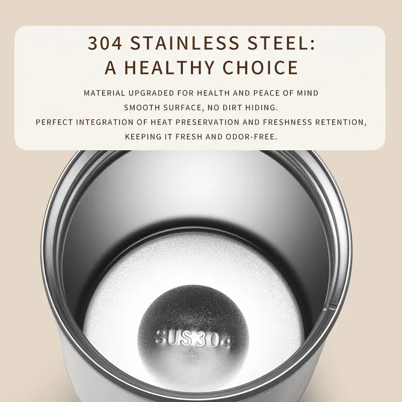 1pc Double-Layer Stainless Steel Vacuum Coffee Mug 500ml