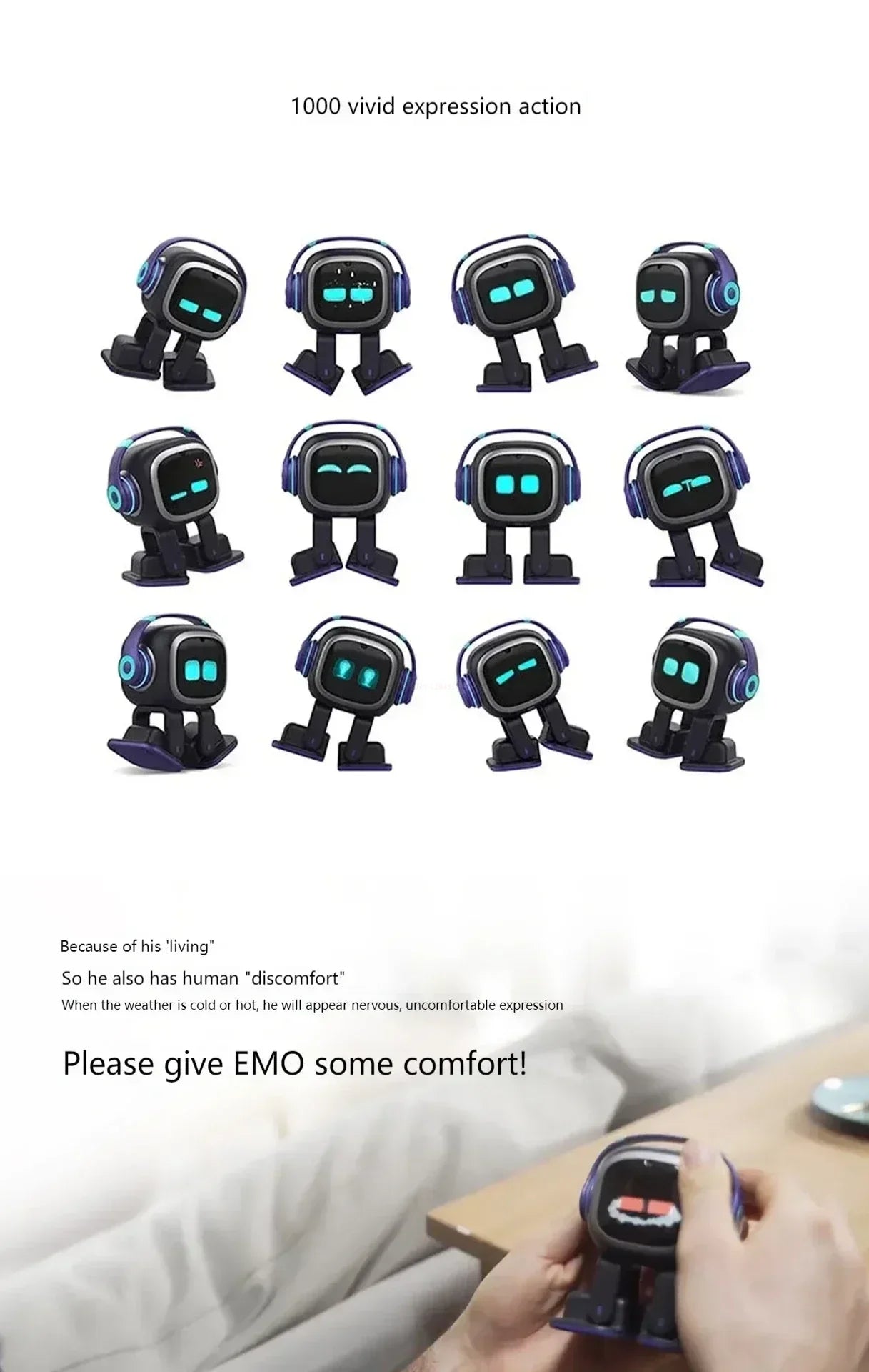 Emo Robot Pet Emopet Intelligent Companion Ai