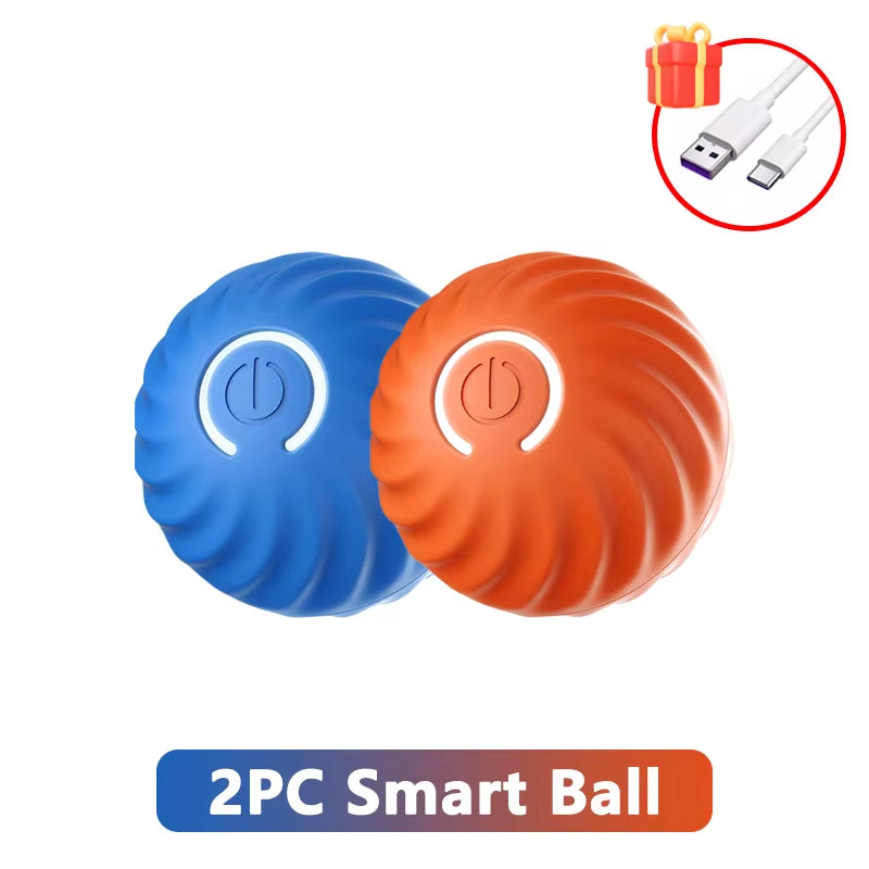 Smart Dog Toy Ball Electronic Interactive Pet Toy Moving Ball Automatic Jump Roll Ball for Puppy Birthday Gift Dog Cat Product