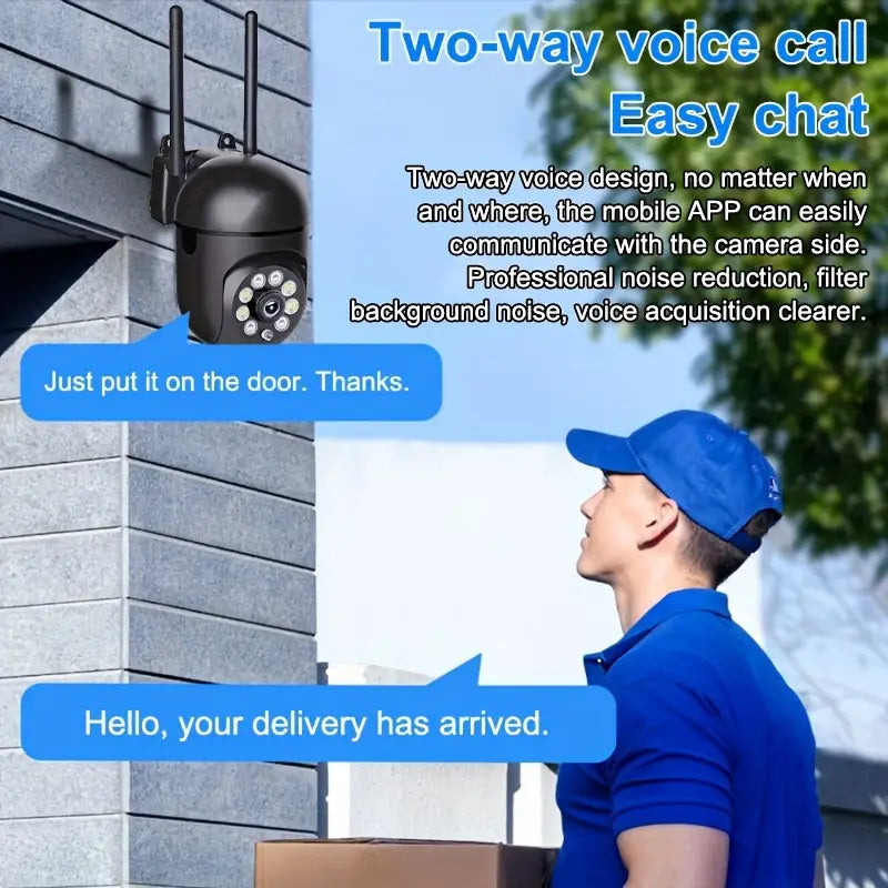 1080P Full HD Wireless Surveillance Camera, 360°